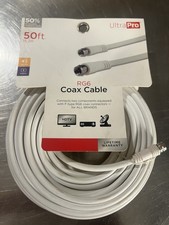 Ultra Pro Rg6 Coax Cable - 50 ft - Audio Video