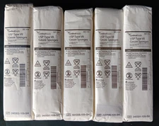 Lots of 5 CardinalHealth 2'' x 2'', 8-Ply USP type VII Gauze Sponges-200/Pack