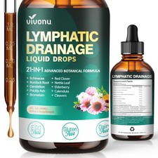 21-in-1 Lymphatic Drainage Drops - Immune Support Supplement 2 FL OZ