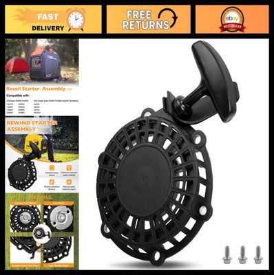 Recoil Starter Assembly for 2000W Inverter Generators - Fits Wen & Champion Mode