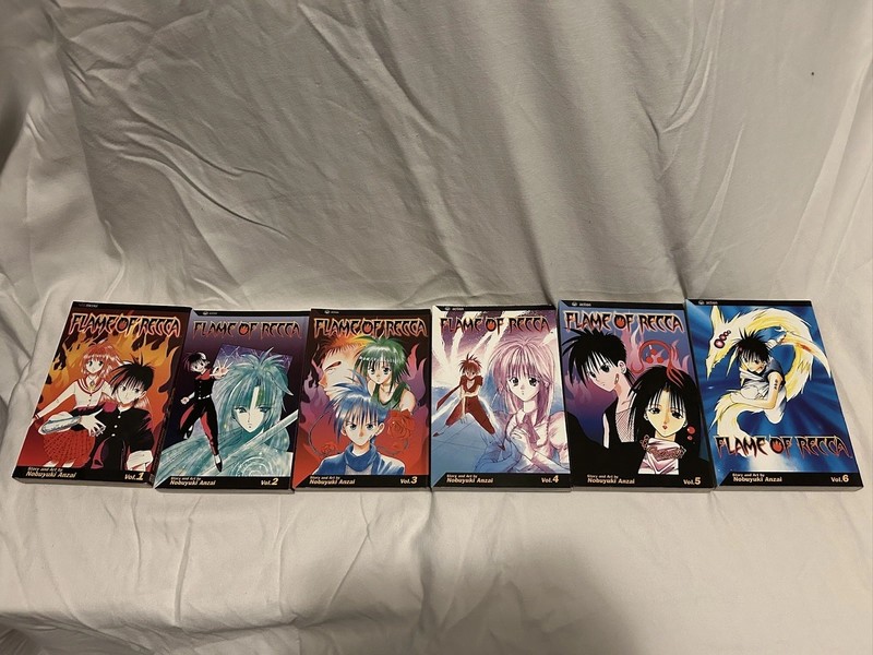 Flame of Recca Manga Volumes 1-6