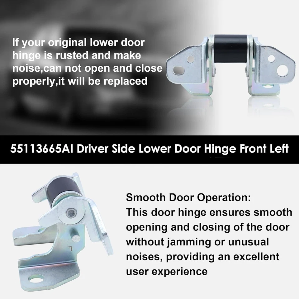 Front Driver Left Door Hinge For Chrysler 300 55113665AI Foto 4 de 4