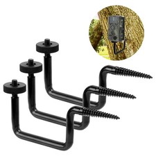 Foricx Trail Camera Mount, Holder, 5x4.7x0.4inches, Black