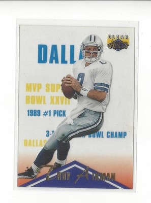 1996 Clear Assets #40 Troy Aikman Cowboys
