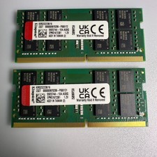 Kingston 32GB 2x16GB DDR4-3200 SODIMM Laptop RAM KVR32S22D8/16 PC4-25600