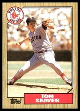 Tom Seaver 1987 Topps #425 Boston Red Sox MLB READ FREE SHIPPING AutographDen