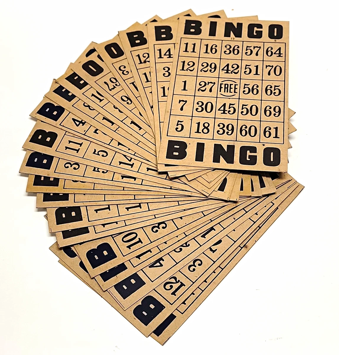 Bingo Cardboard Game Cards for sale | eBay