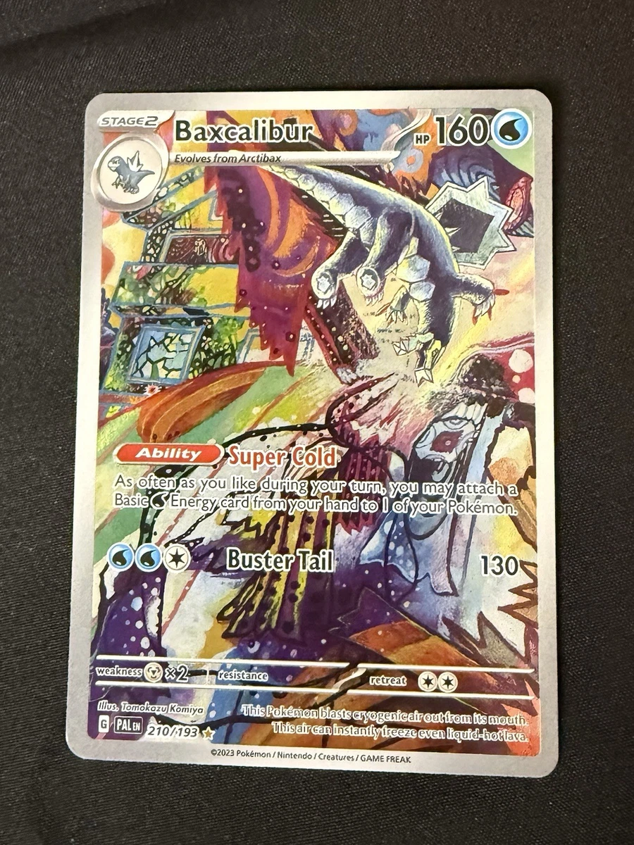 baxcalibur pokemon card value Amazon.com: Baxcalibur 060/193 - Paldea Evolved - Pokemon Evolution Set - 4  Card Lot