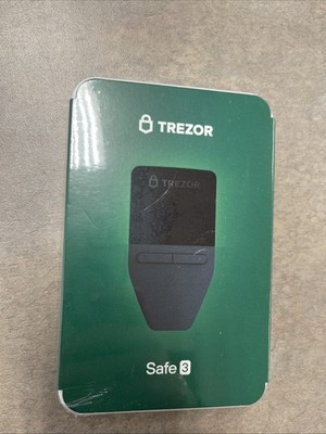 Trezor Safe 3 - Secure Element Crypto Hardware Wallet - NEW UNOPENED
