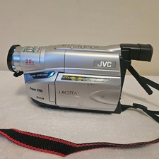 JVC Compact VHS Camcorder C Model GR-SXM38U With Strap FOR PARTS REPAIR UNTESTED