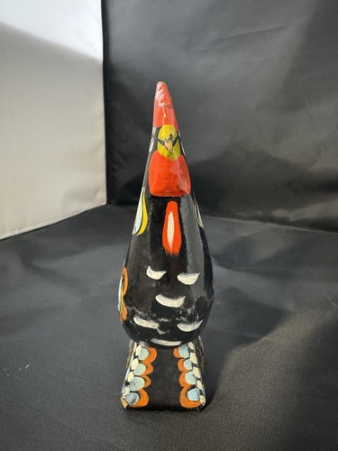 Vintage Wood Dala Rooster 7" Nils Olsson Akta Dalahemslojd Swedish Folk Art - Picture 4 of 14
