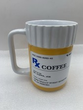 Dr Cuppa Joe Coffee Cup Mug Prescription Pharmacy Rx - Medicine Novelty 12 Oz ST