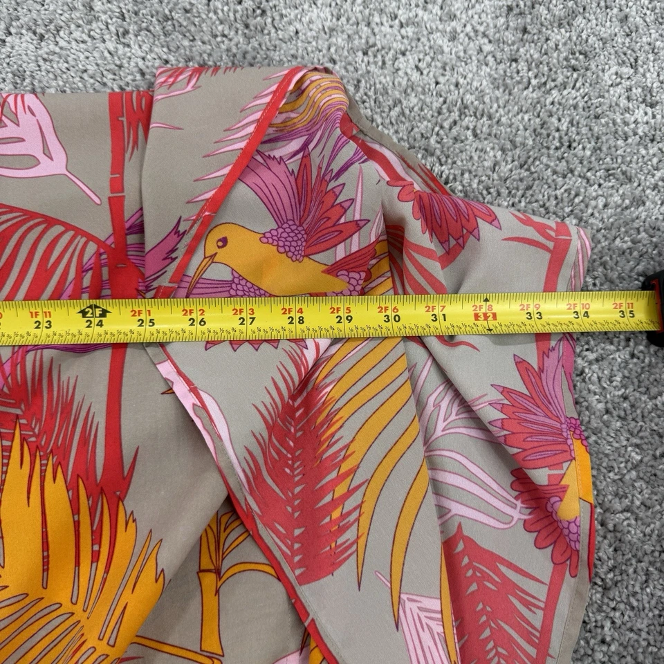 Vestido caftán Soft Surroundings para mujer L/XL pájaro tropical Bahía abuela costera Foto 3 de 4