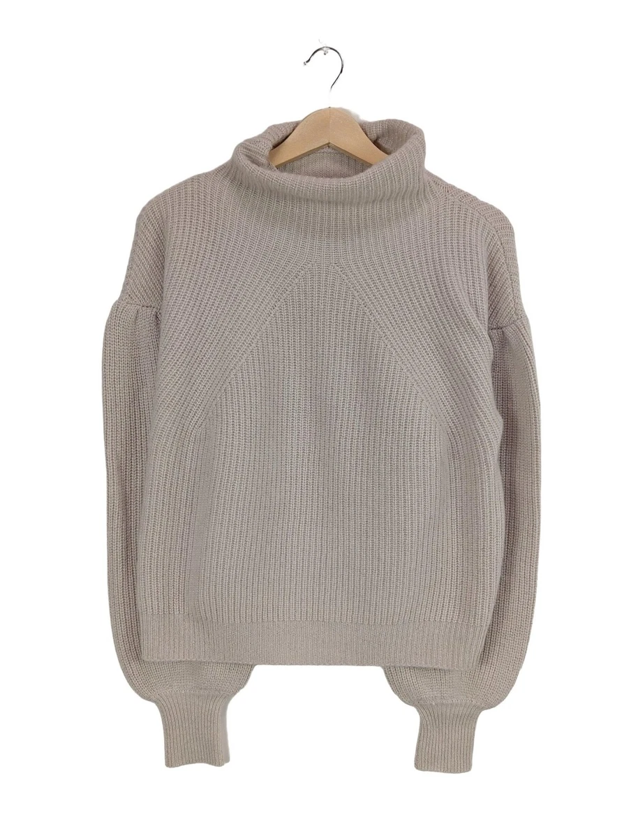 Pull Femme C&A Manches Courtes Gris Clair Taille 42 - Mélange Laine - Occasion