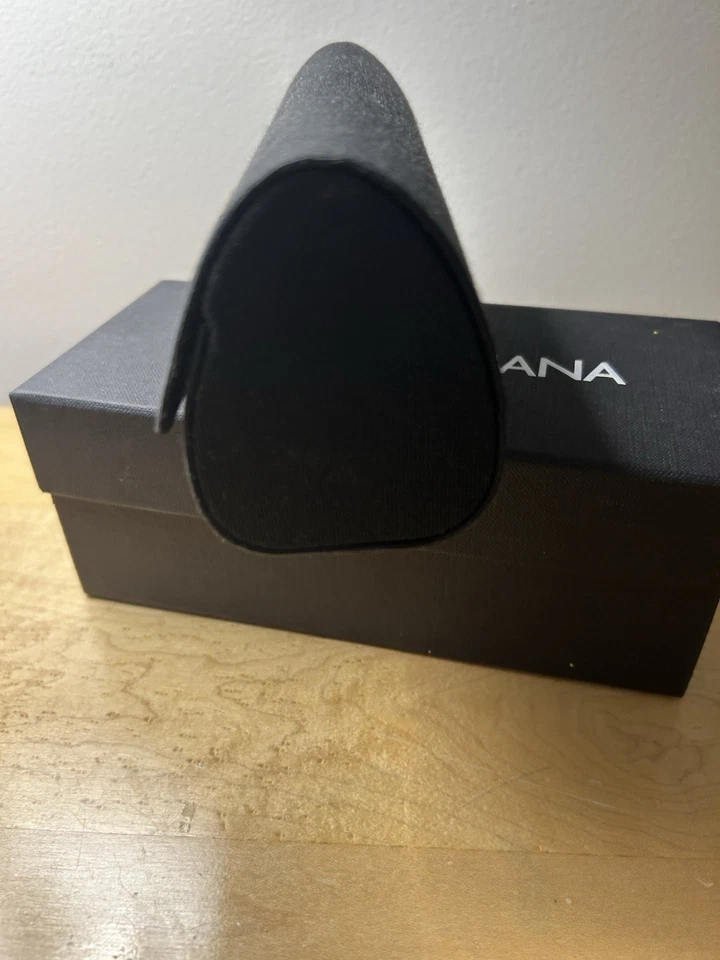 NUEVO DOLCE & GABBANA GAFAS DE SOL DORADAS NEGRAS SOLO ESTUCHE Foto 3 de 4