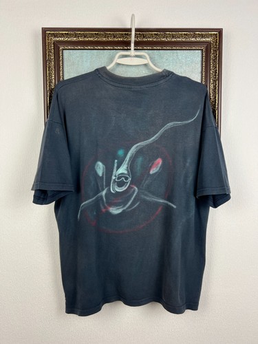 Vintage 2000's Durex Promo Shirt Over Print Tee Big Logo Hype Сhromosome Size M