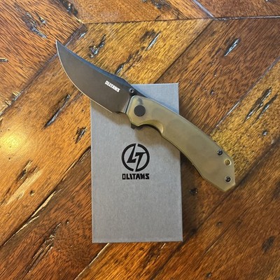 Olitans Triple Flipper Pocket Knife D2 PEI Trailing Point Preowned