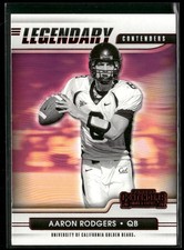 2021 Panini Contenders Draft Picks #3 Aaron Rodgers Legendary Contenders Red