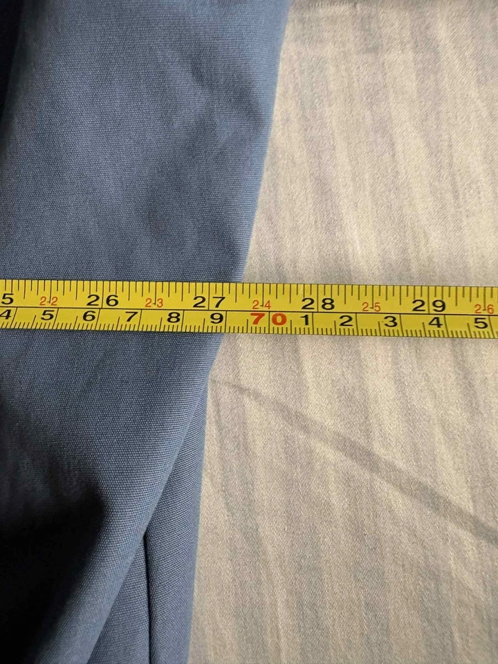 Haband Mens Vintage Casual Full Zip Bomber Jacket, 3XL, Blue - Image 4 of 4