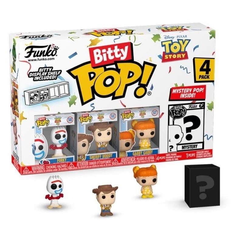 Funko Multicolore Toy Story - Bitty Pop 4 Pack 2.5Cm - Forky - Immagine 3