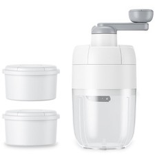 Macchina per Coni di Neve Manuale per Tritare il Ghiaccio Frantoio Portatil5779