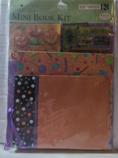 K Company Mini Halloween Book Kit- 111pcs, papers, stickers making fun memories