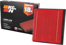 Engine Air Filter: Long Life 18,000 Mile Replacement Air Filter: Compatible