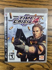Time Crisis 4 (Sony PlayStation 3, 2007) PS3 MANUAL INCLUDED - No Sensors 