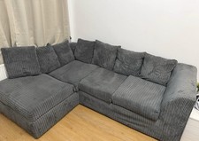 Grey L-Shaped Corner Sofa. Delivery Available. Great Condition