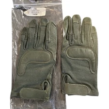 US Military Issue OD Green HWI HCG-0014 Army Combat Gloves Size Large