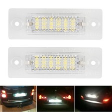 Led License Number Plate Light 6000k Fits Touran 2003-2020 Fit Passat 2001-2008