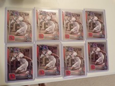 8 OLE MISS DE'ZHAUN STRIBLING 2025 BOWMAN UNIVERSITY CHROME ROOKIE RC CARD LOT