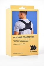 All In Motion Posture Corrector – Adjustable Nylon Back Support, 300 lb Capacity