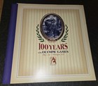 US 1996 100 years of the Olympic Games Stamp Folio First Day Issue cancellation — photo 1