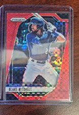 2025 Panini Prizm - Blake Mitchell, Blake Mitchell #64 Red Power Prizm /99 (RC)