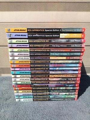 Complete Set 20 STAR WARS JEDI APPRENTICE Books 1-18 + 2 Special VG