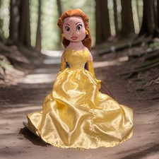 Disney Store Beauty and the Beast Princess Belle 14.5  plush doll
