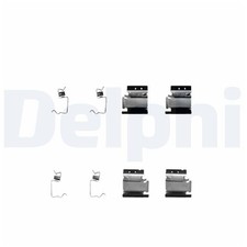 Delphi Zubehörsatz Bremsklötze Bremsbeläge LX0313 | 587634