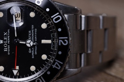 Rolex GMT-Master Black 1675 Vintage Stainless Steel 40MM Preowned