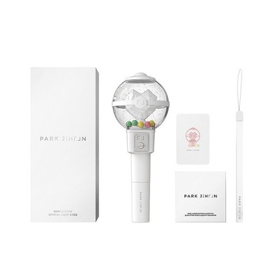 PARK JI HUN ペンライト フォトカード付き PARK JI HOON OFFICIAL LIGHT STICK with Strap,Card,Tracking,POB