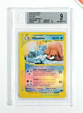 Pokemon BGS 9 Piloswine #24 Reverse Foil Skyridge 2003 Italian on eBay