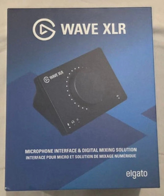 Elgato Wave XLR - Audio Mixer and 75 db Preamp for XLR Mic to USB-C NEW!