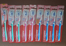 New, Sealed, Lot of 9 Colgate Wave Gum Comfort Manual Toothbrushes Ultra Soft