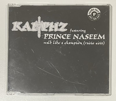 Kaliphz Featuring Prince Naseem    Walk Like A Champion - 1 Track Promo CD