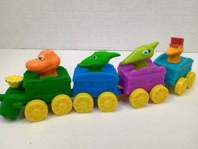 Dinosaur Train Click & Connect Train Cars Set of 4 PBS Jim Henson