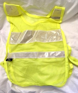 High Visibility Vest Adjustable Reflective Vest Safety Gear For Running Jog Fit