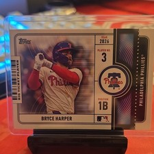 Topps 2026 Series 1 Bryce Harper Big Ticket Players #BTP-19 Phillies