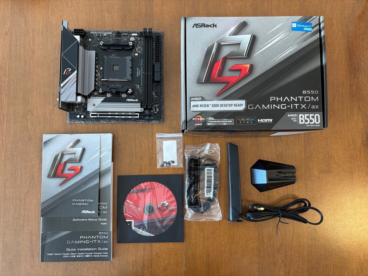 Amd B550 Phantom Gaming Itx Asrock B550 Itx Review B550 Itx Best
