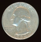 1964 P Washington Quarter KM#164  0.900 Silver 0.1808 oz Act. Silver Weight