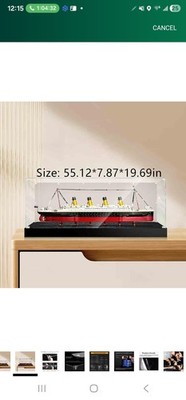 Clear Acrylic Display Case Box Dustproof Assemble Collectibles Model Showcase